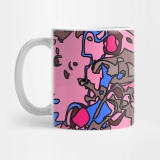 Color Bloc Trend Concept Fashion Background Mug